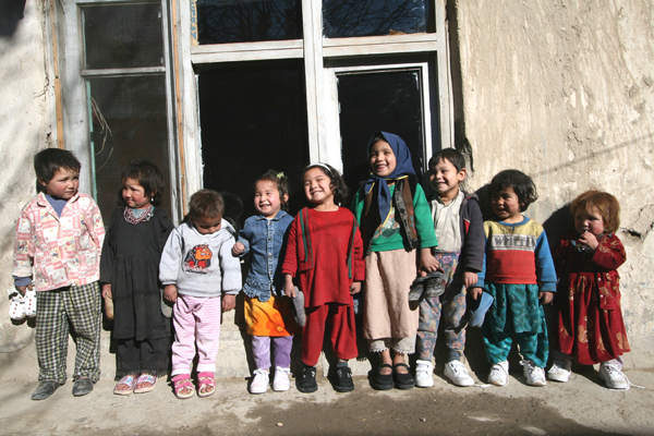 Smiling Afghani Children