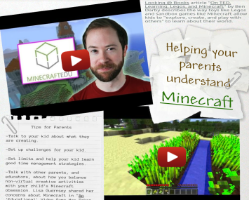 Glogster Screen Capture-Minecraft