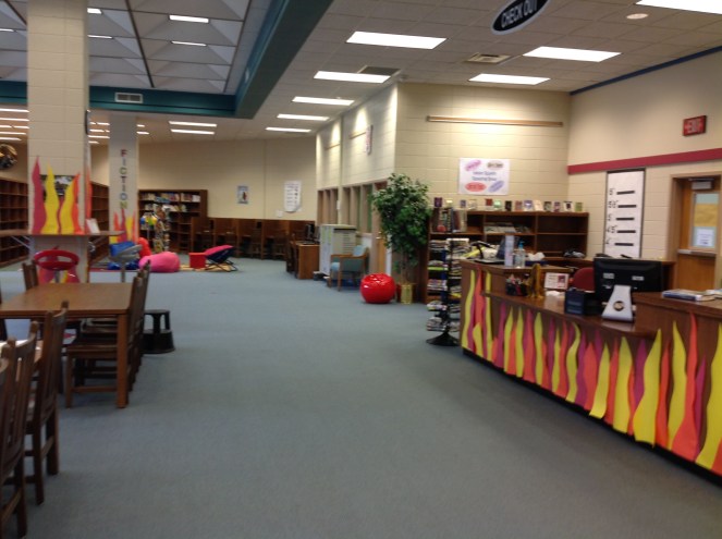 Taking inspiration from Bradbury's Fahrenheit 451, we set our media center ablaze for Banned Books Week.