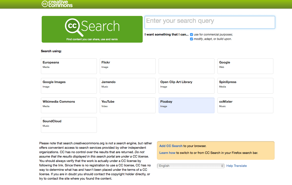 Creative Commons is a nonprofit organization that enables the sharing and use of creativity and knowledge through free legal tools. Our free, easy-to-use copyright licenses provide a simple, standardized way to give the public permission to share and use your creative work — on conditions of your choice. CC licenses let you easily change your copyright terms from the default of “all rights reserved” to “some rights reserved.” Creative Commons licenses are not an alternative to copyright. They work alongside copyright and enable you to modify your copyright terms to best suit your needs.